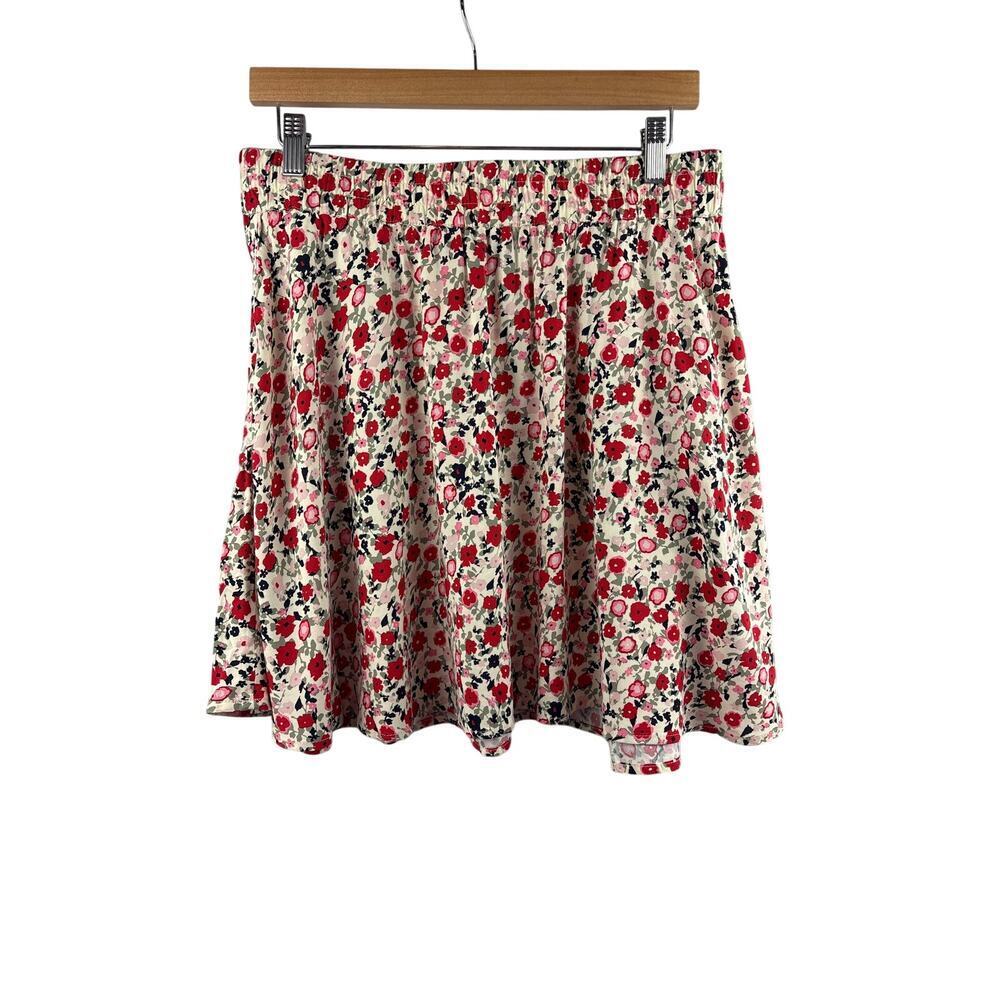 Women’s Vero Moda Large Cream Floral Flowy Mini Skirt